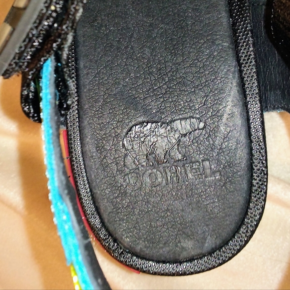 FINAL PRICE Sorel Kinetic Platform Sandals Size 9 - Picture 9 of 9